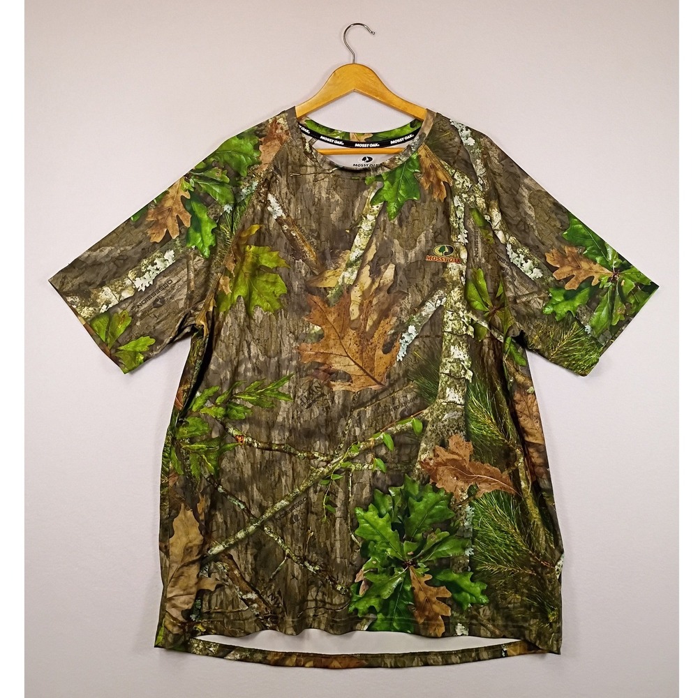 Hunting Gorpcore Mossy Oak Mens XL Camo Obsession Performance Stretch Tee